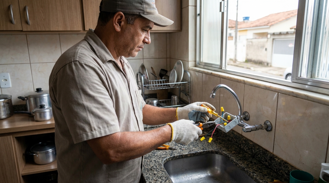 Adequação de Ponto Elétrico em Bragança Paulista‑SP