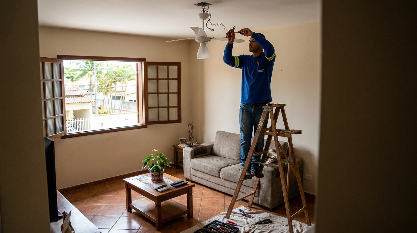 Reforço de Suporte no Teto em Bragança Paulista‑SP