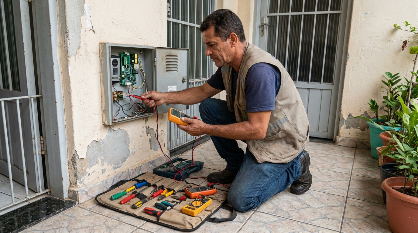 Troca de Fiação de Interfone em Bragança Paulista‑SP